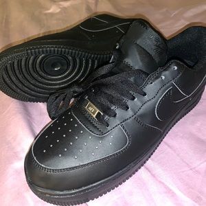 Black Air Force 1s